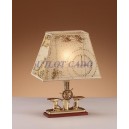 Lampe en laiton poli H. 330mm
