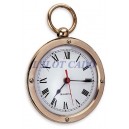 Horloge laiton poli avec anneau de fixation