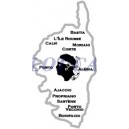 Magnet Couleur Corse villes