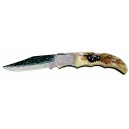 Couteau Corne Lame Carbone 20cm﻿