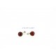 Boucles d'oreilles Cognac