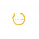 Bracelet enfant ambre Chips honey