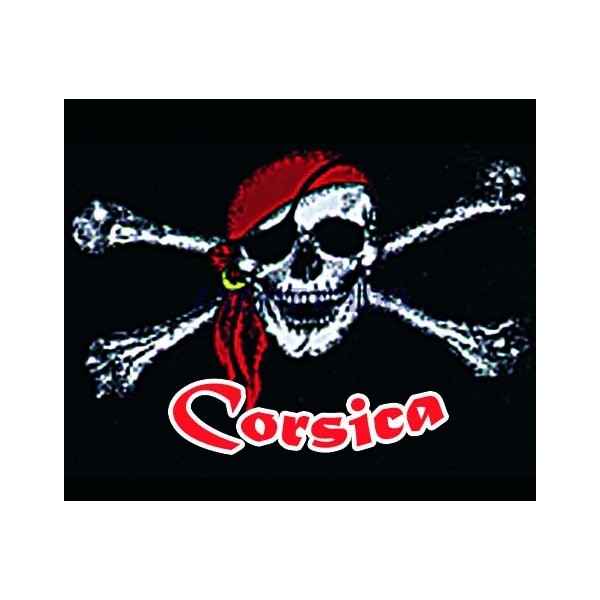 Drapeau Pirate Corse à acheter pas cher - Monsieur-des-Drapeaux