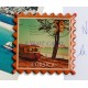 Corsica Magnet vintage &ndash; Timbre Micheline corse
