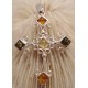 Pendentif Croix ambre 3