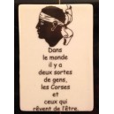 Magnet Porcelaine "Dans le monde"