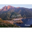 Magnet Porto couchant sur la montagne﻿