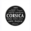 Corsica'magnet rond  