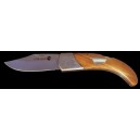 Couteau bois d'olivier/Corse métal 19cm