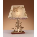 Lampe laiton poli H. 530mm