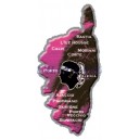 Magnet Couleur Corse villes