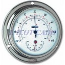 Thermo-hygromètre marin avec boitier en laiton fixe acier inox﻿