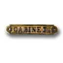  Plaque "CABINE III" 