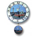  Horloge "HENRY'S BOAT" avec balancier