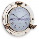   Horloge hublot en laiton poli 