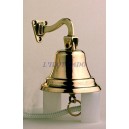 Cloche en laiton poli 