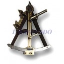 Octant en laiton et bois