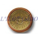  Calendrier perpétuel en laiton et bois 