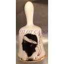 Mini Cloche porcelaine Tête de Maure Corsica